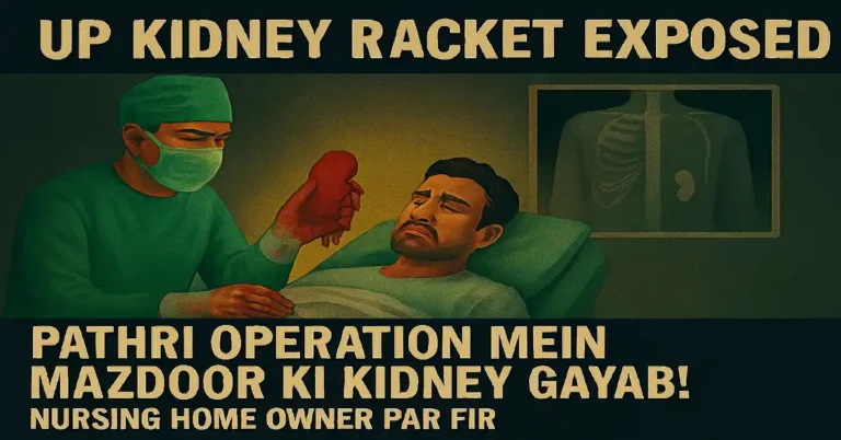UP Kidney Racket Exposed