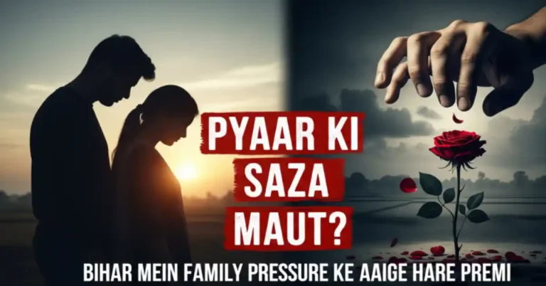 Bihar, pyaar ki saza, family pressure