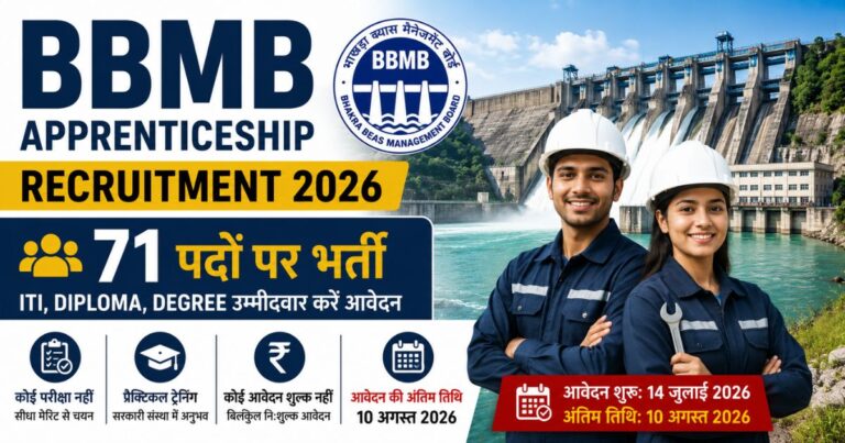 BBMB Apprenticeship Recruitment 2026